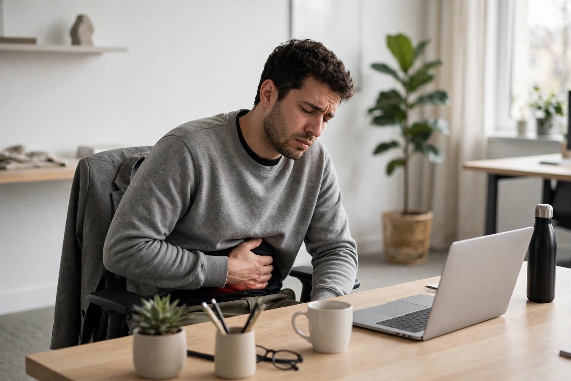 The 8-hour sit and sluggish gut: Tackling post-desk bloating