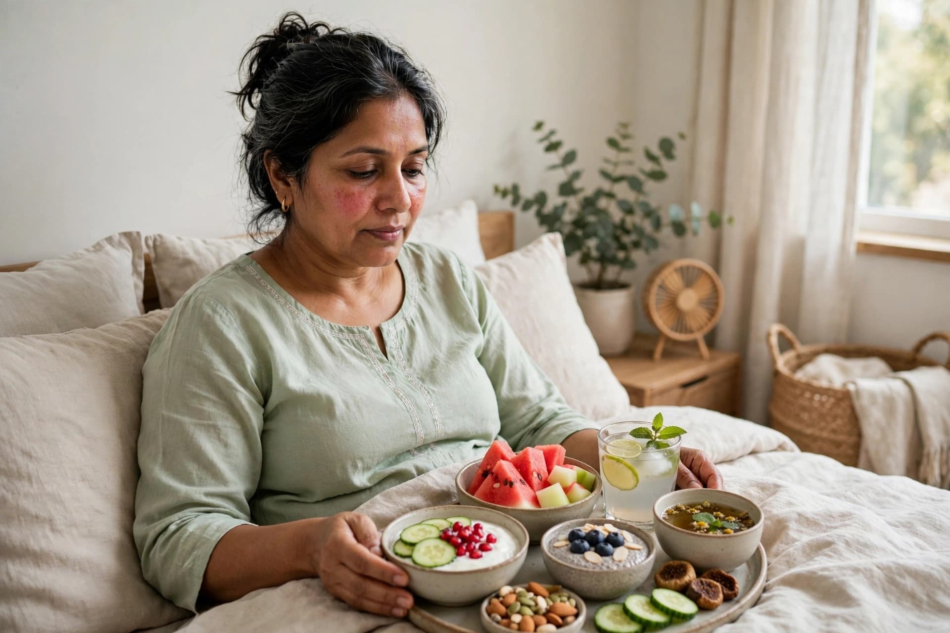 Perimenopause and Nutrition: Eating to Support Hot Flashes, Weight Changes and Sleep
