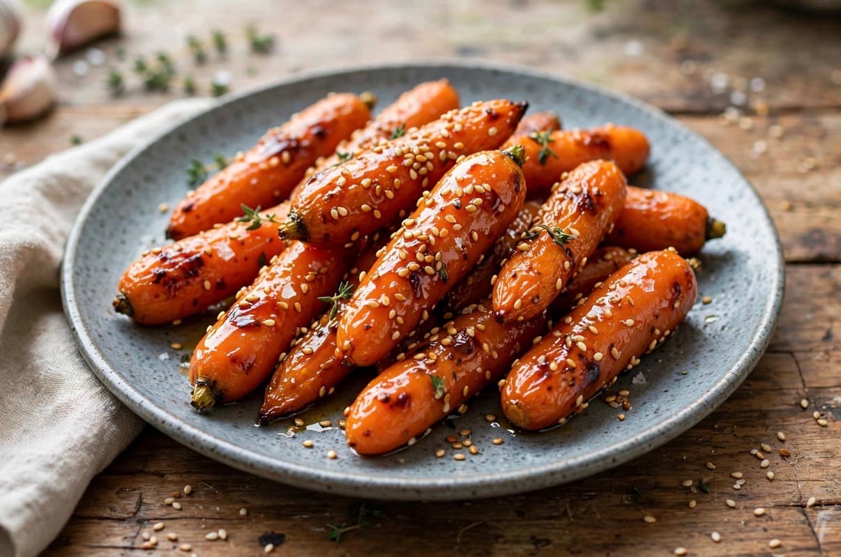 Roasted Sesame Carrots
