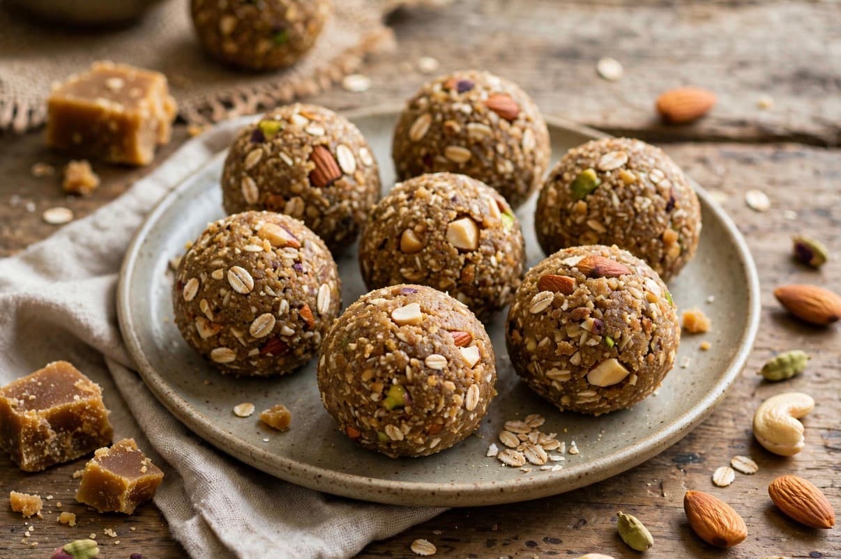 Vegan Oats Ladoo