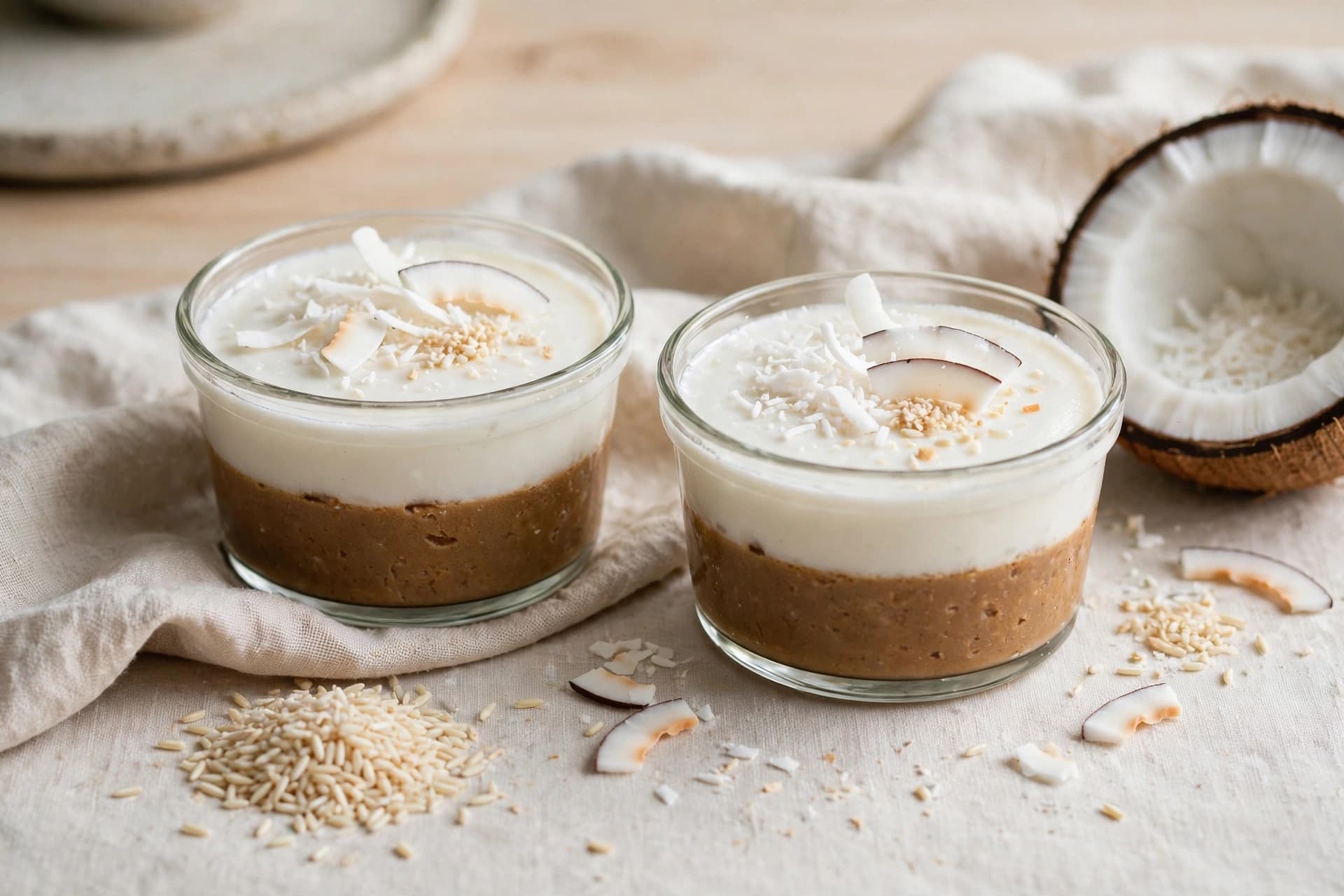 Ragi Coconut Pudding