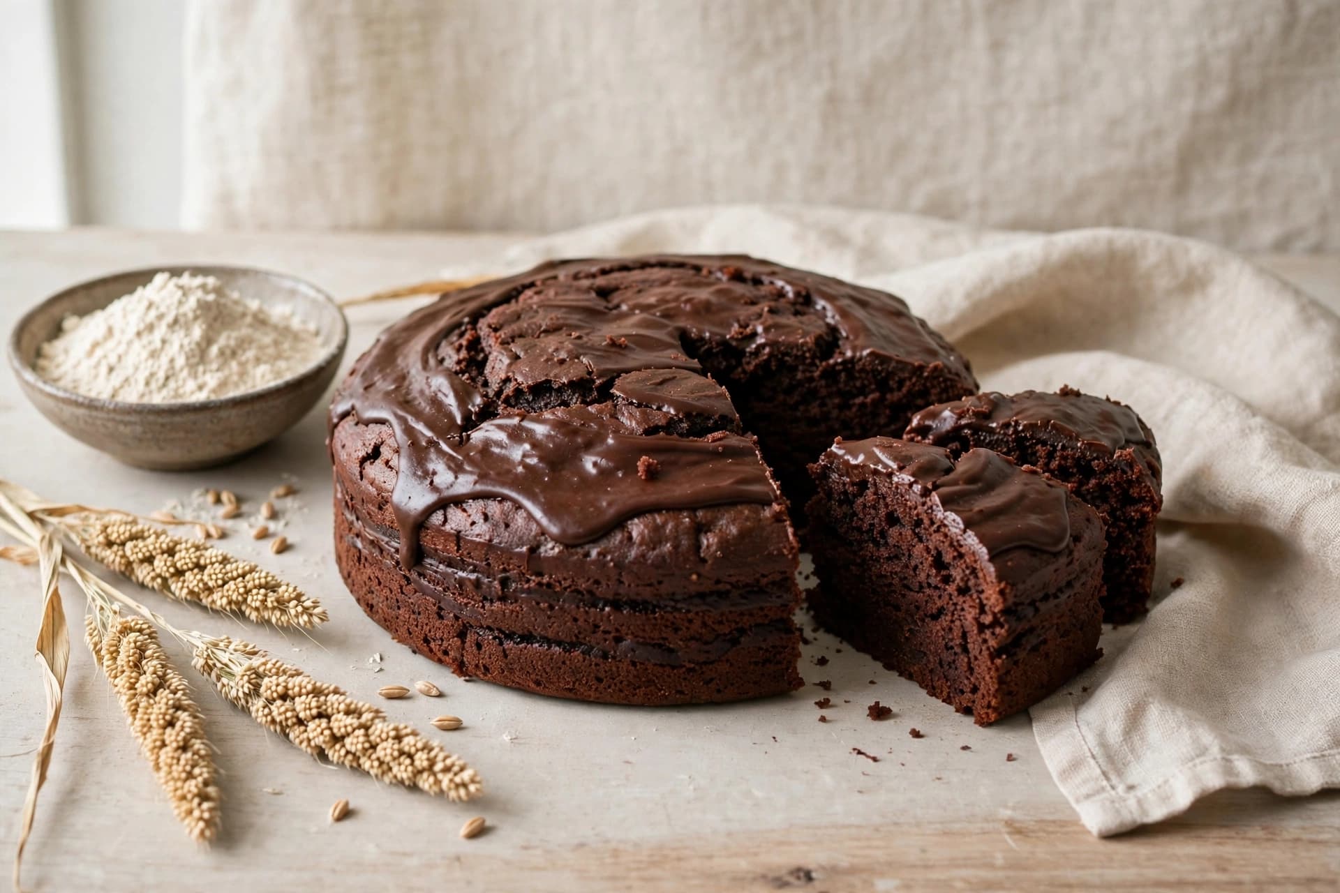 Jowar Chocolate cake