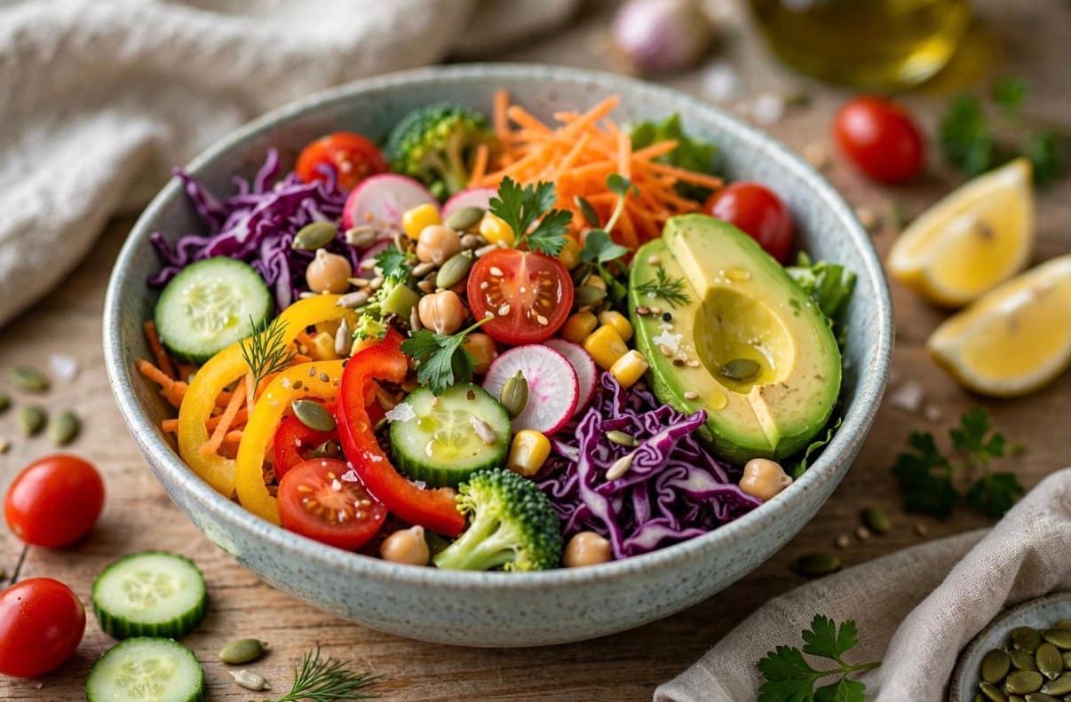 COLOURFUL VEGGIE SALAD