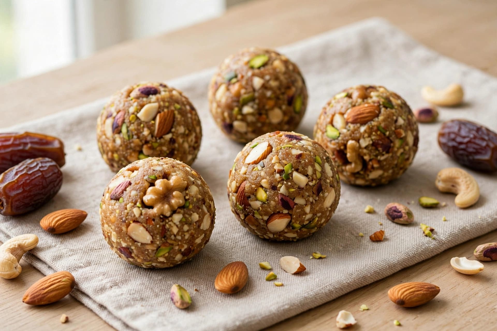 Baked Dates and Nut Ladoo: A No Added Sugar Recipe