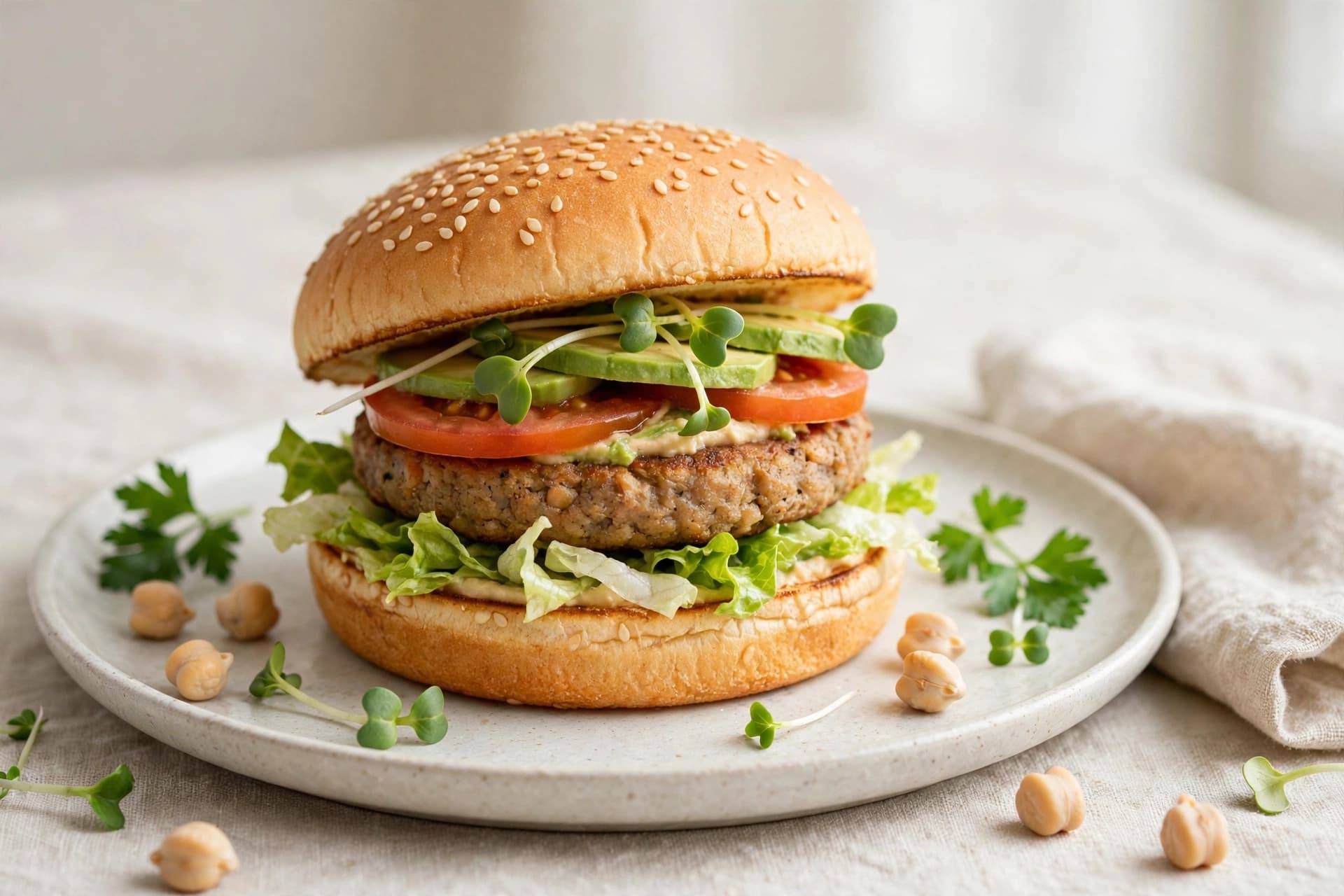 Chickpea Burger